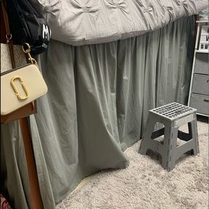 extra long bed skirt